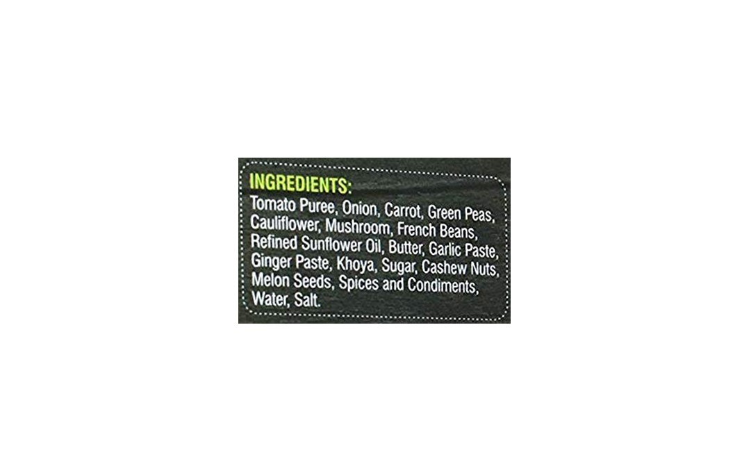 Minute Chef Veg Kadhai (Ready Meal)    Pack  300 grams